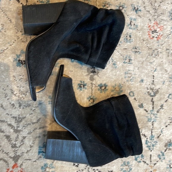 Chinese Laundry suede peep toe slouch bootie - Picture 3 of 3